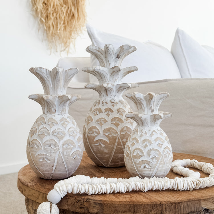 Coastal Pineapple Trio | Natural