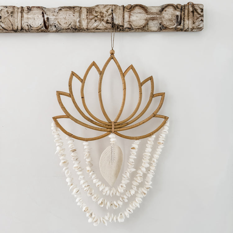Lotus Wall Hanging | Shells