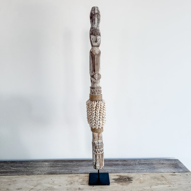 Tribal Totem Statue on Stand