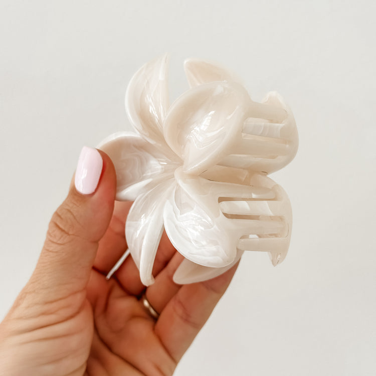Frangipani Hair Claw Set of 2 | Willow & the Waves Collection