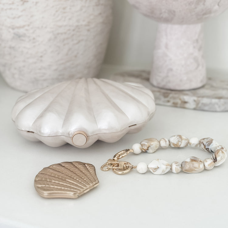 Pearl Shell Clutch Handbag | Willow & the Waves Collection
