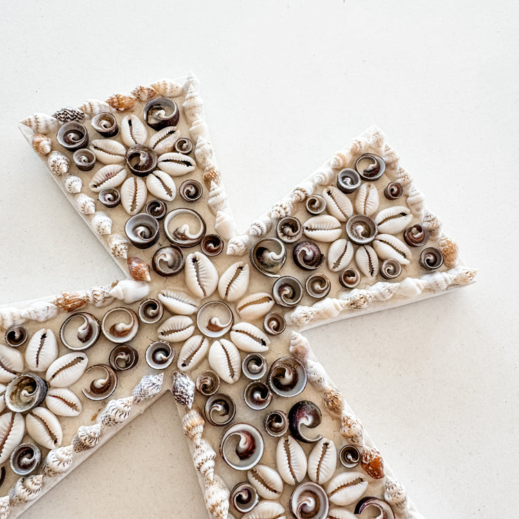 Coastal Grace Shell Cross