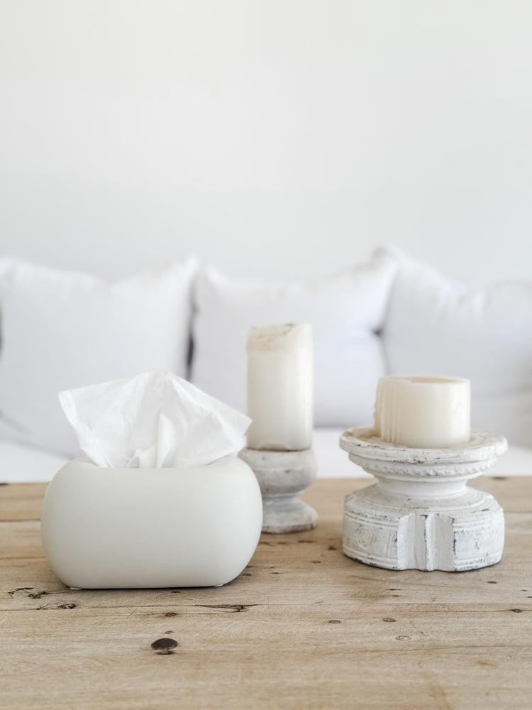 Round Ceramic Tissue Box Preorder