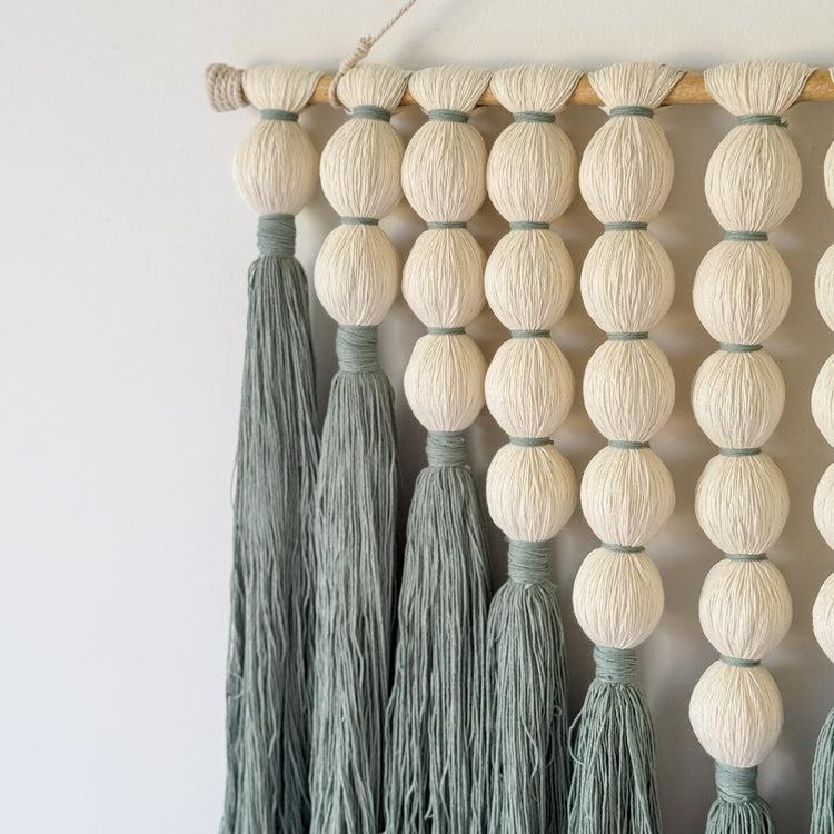 Coastal Cascade Cotton Wall Hanging