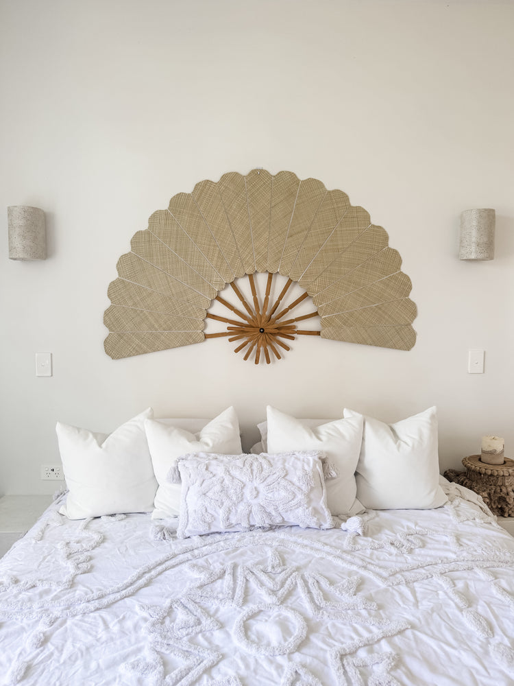 Natural Grande Wall Fan Preorder