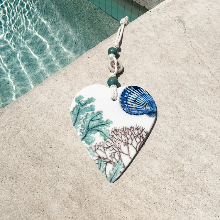 Ocean Reef Heart Plaque Preorder