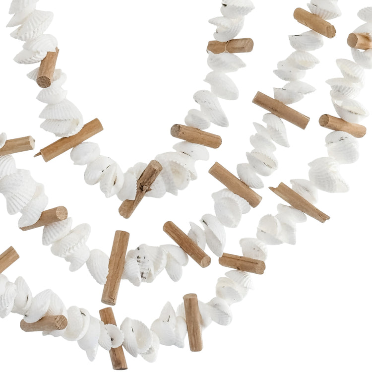 Lotus Wall Hanging | Shell & Wood