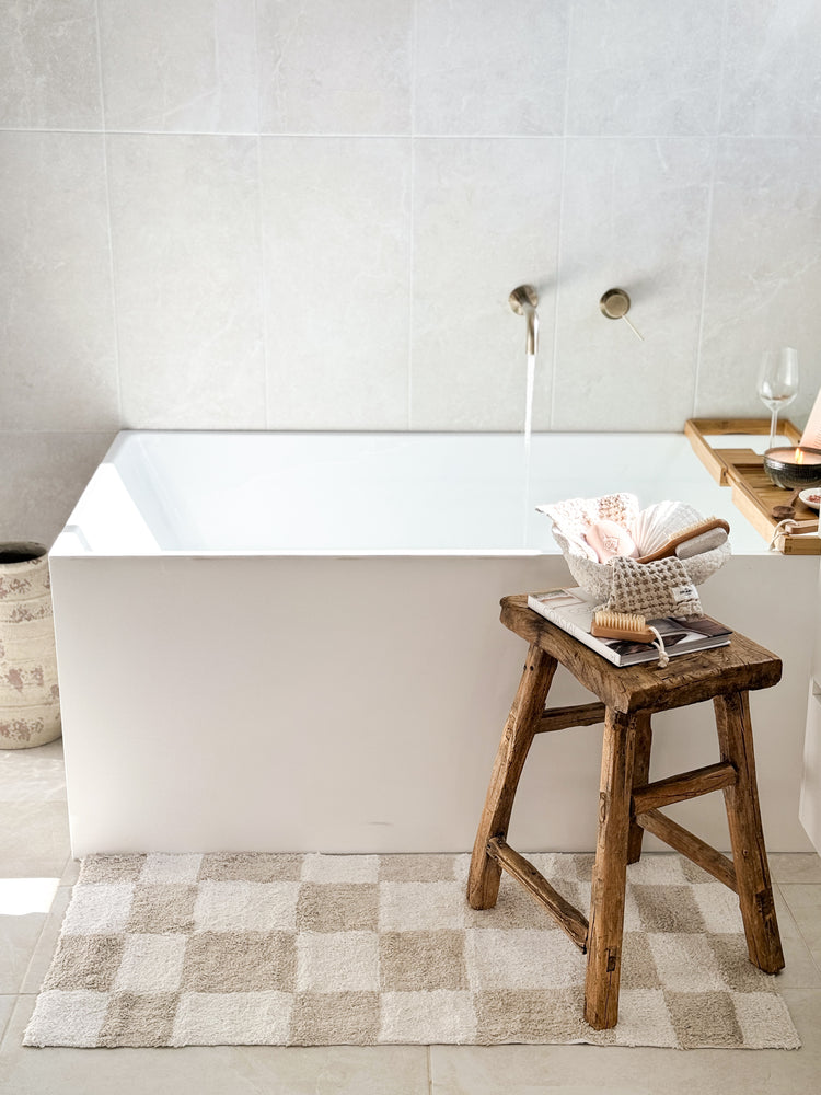 Coeval Cotton Bath Mat | Stone