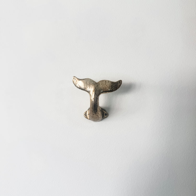 Gold Whale Tail Wall Hook