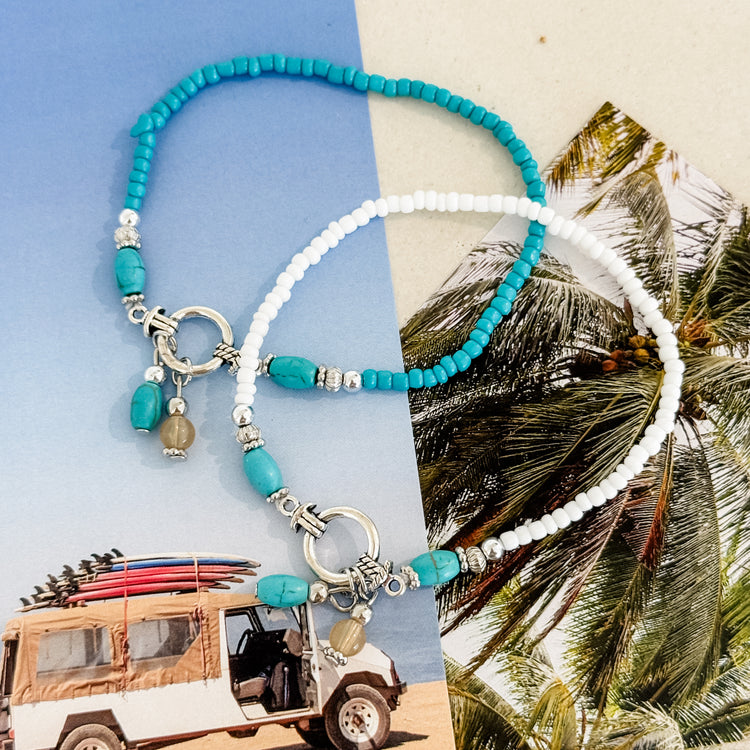 Azure Breeze Anklet | Willow & the Waves Collection Preorder