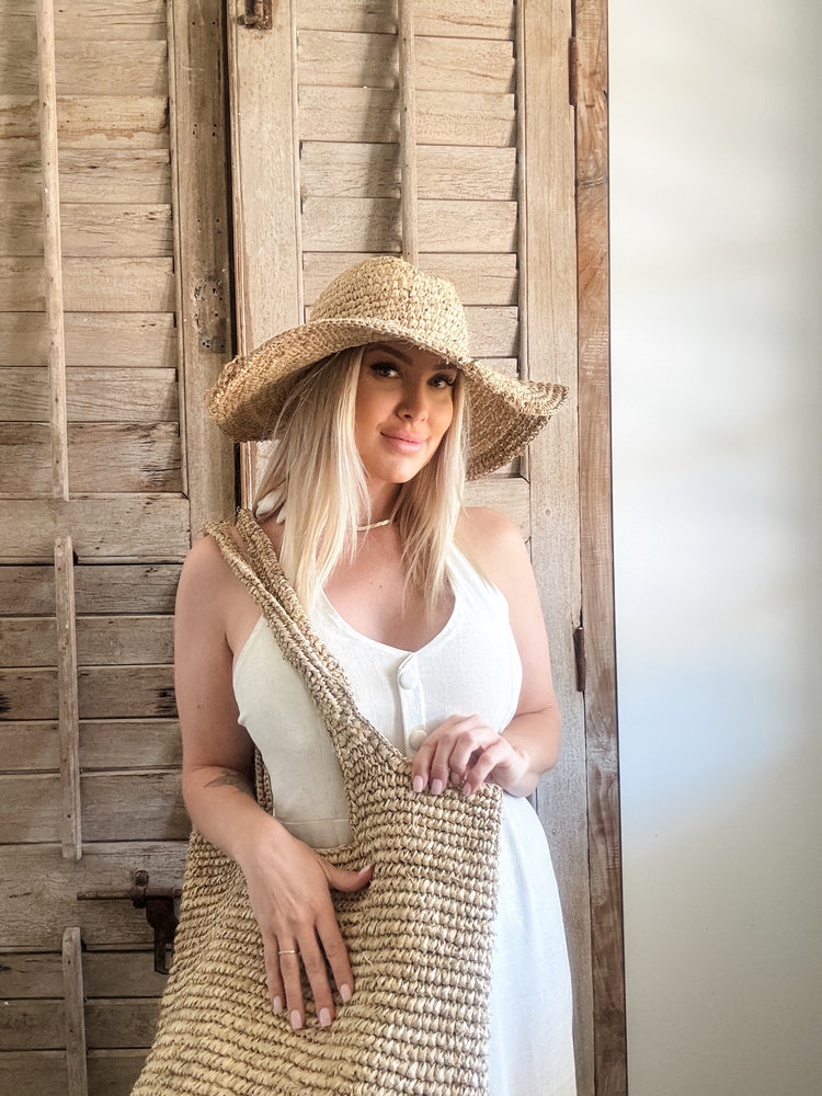 Seabreeze Raffia Sun Hat Preorder