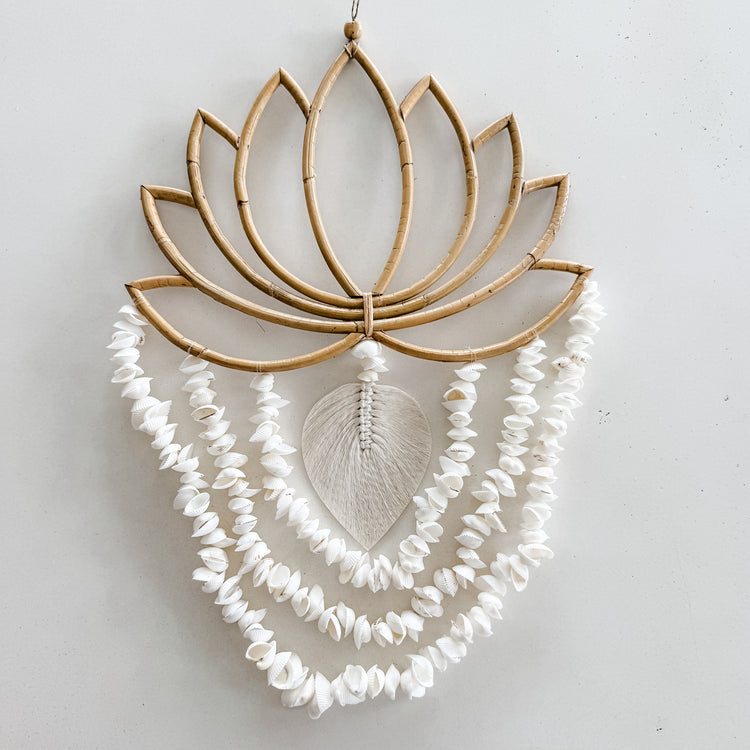 Lotus Wall Hanging | Shells