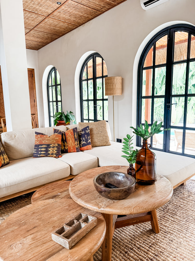 Bora Bora Raffia Cushions | Natural | 50x50cm