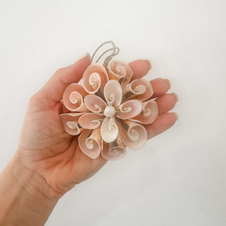 Coral Bloom Shell Hanging