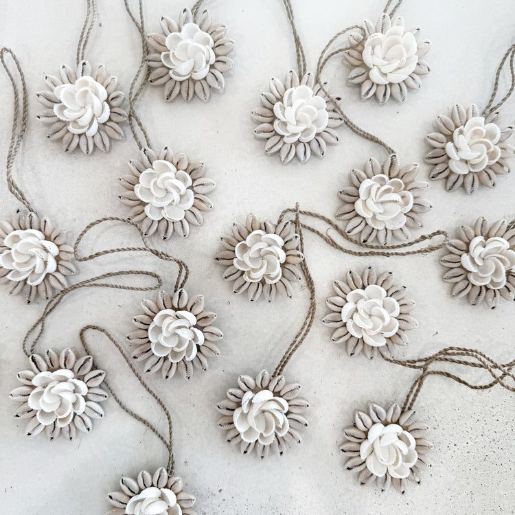Cowrie Petal Shell Hanging