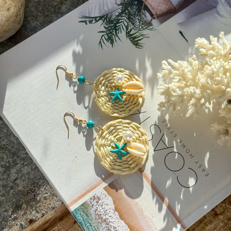 Ocean Pearl Earrings | Bleach | Willow & the Waves