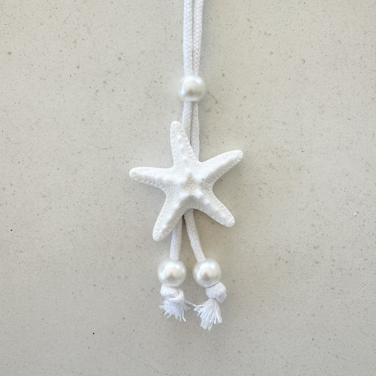 Coastal Starfish Pearl Curtain Tieback