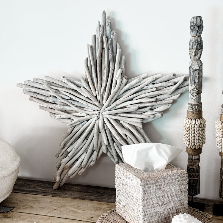 Driftwood Star Wall Hanging 60cm