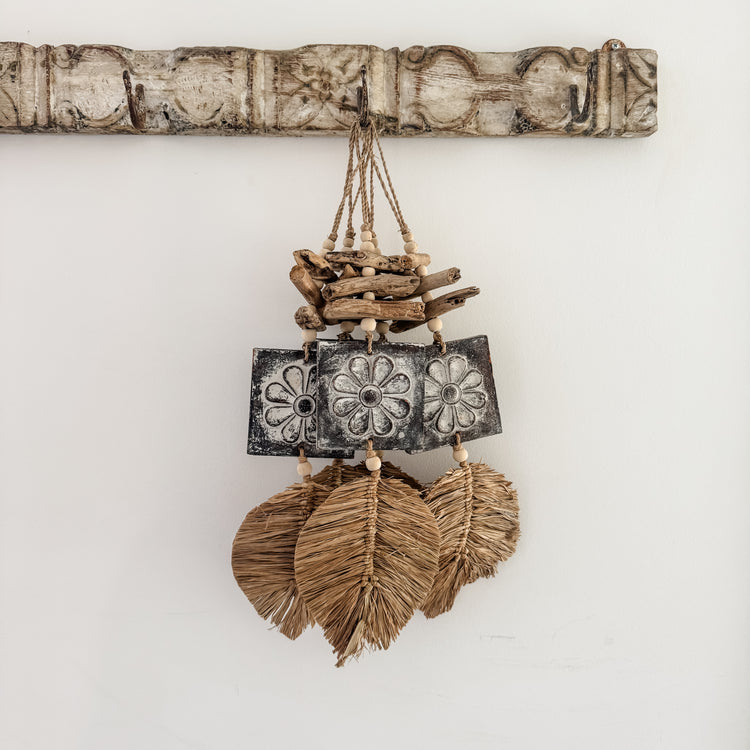 Bora Bora Flower Leaf Wall Hanging
