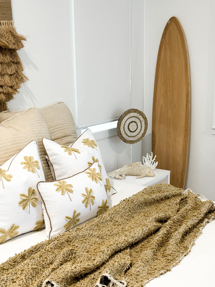Latte Palms Cushion Cover | 50x50cm