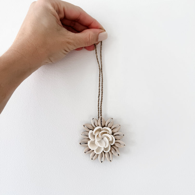 Cowrie Petal Shell Hanging