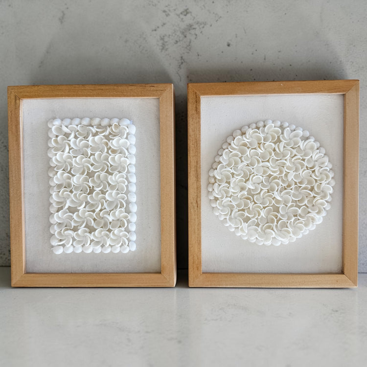 Coastal Shell Mosaic Wall Art