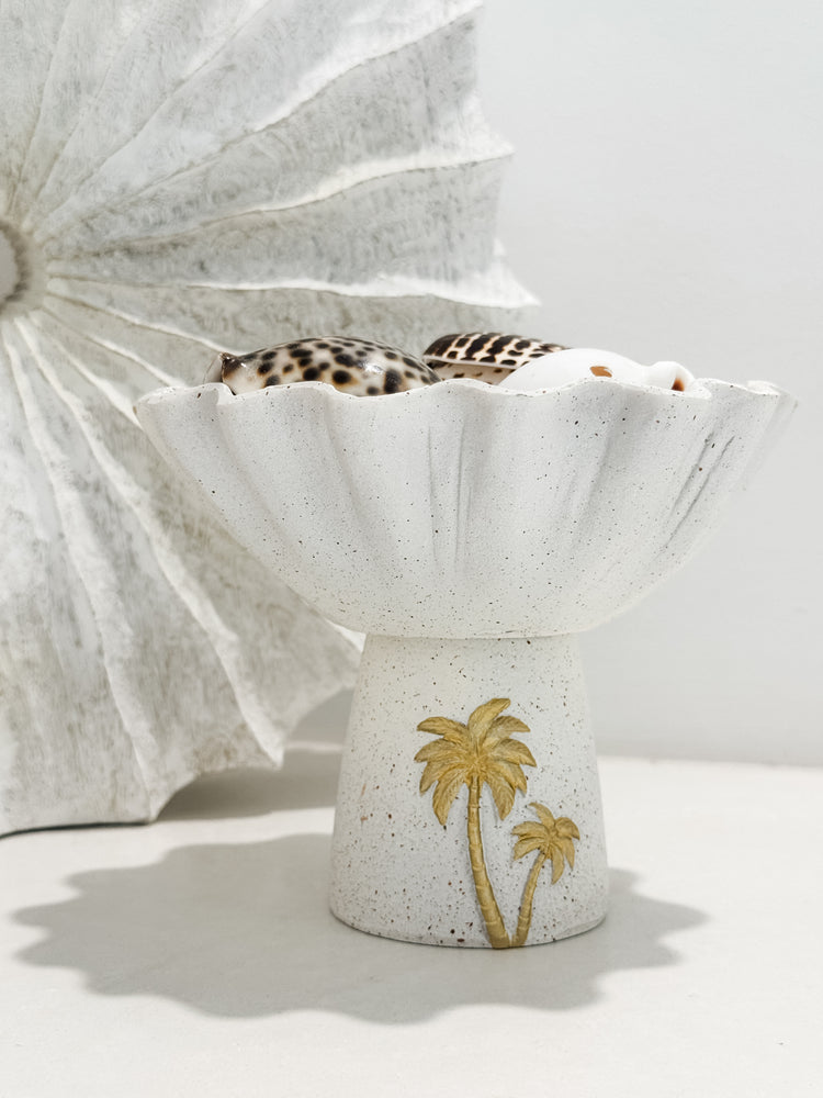 Palm Cove Pedestal Bowl