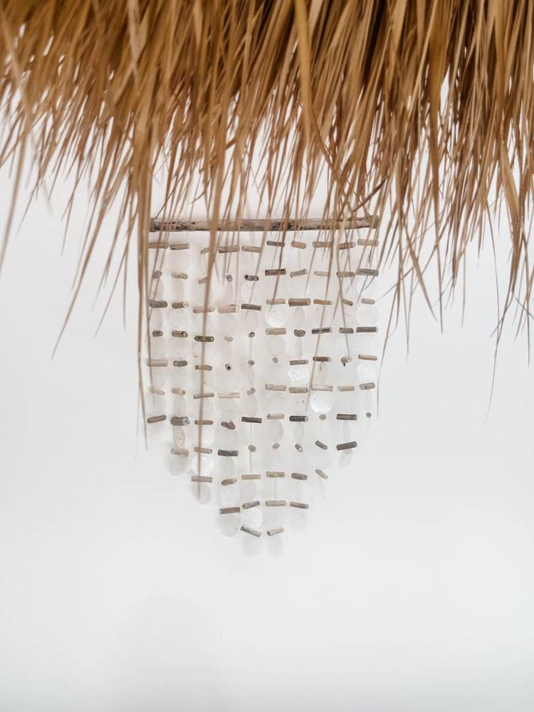 Capiz & Driftwood Wall Hanging Preorder