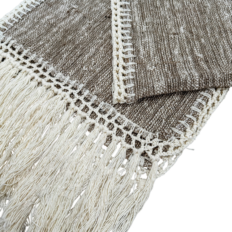 Husk Bed Runner | Table Runner | Fringe | 47x230cm