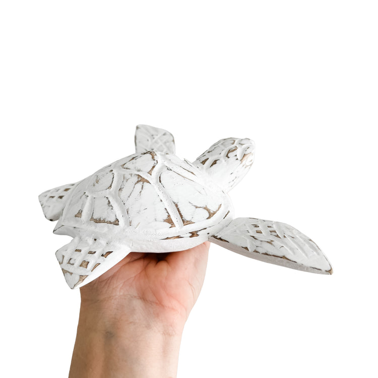 Turtle | 23cm | White