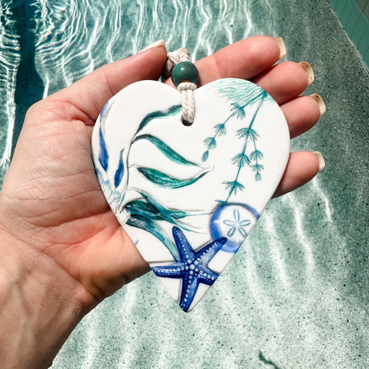 Seaside Treasures Heart Plaque Preorder