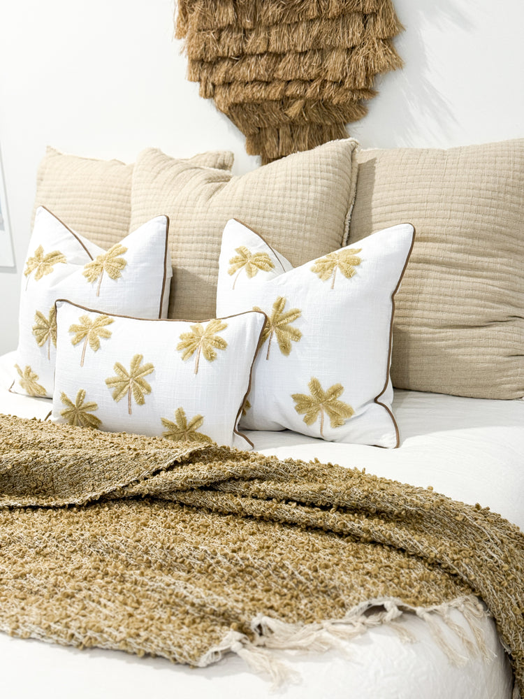 Latte Palms Cushion Cover | 30x50cm