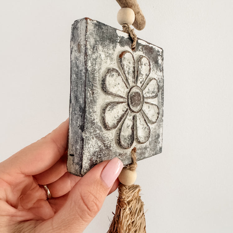 Bora Bora Flower Leaf Wall Hanging