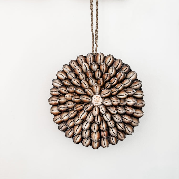 Cowrie Sunburst Wall Disc