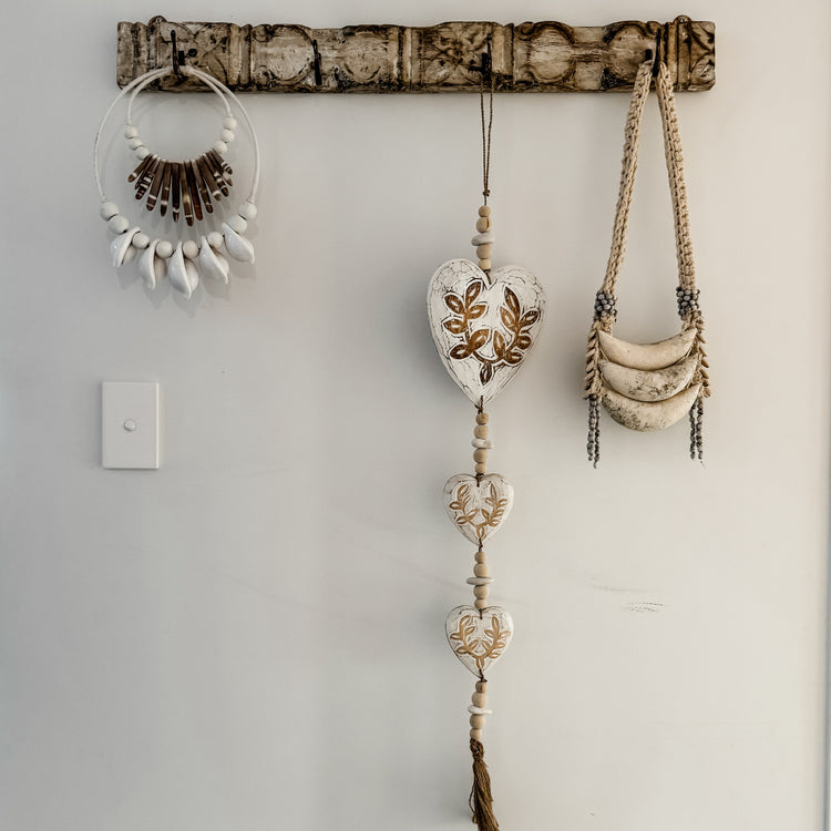 Hearts Garland| White | 85cm Preorder
