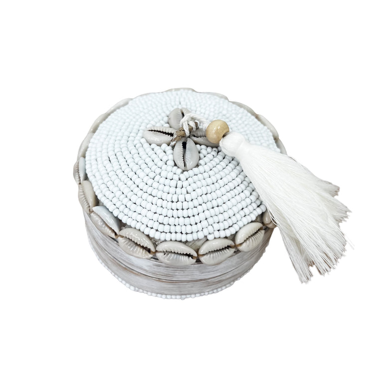 Island Beaded Basket
