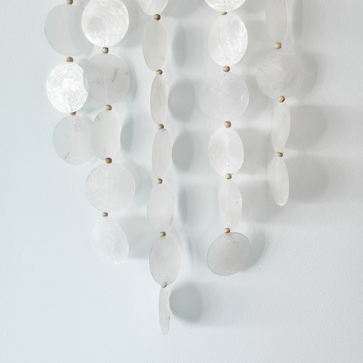 Luna Capiz Moon Windchime