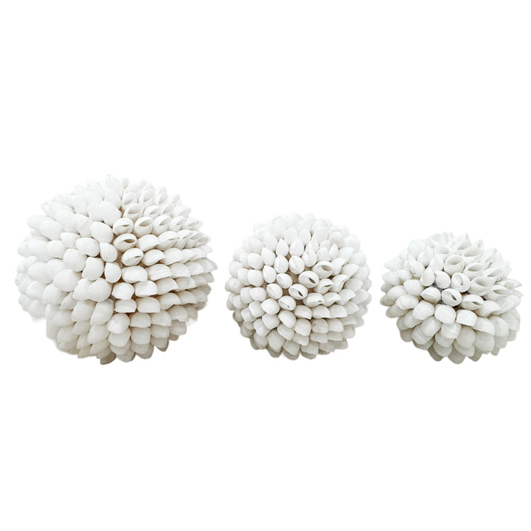 Shell Ball | White Shells | 3 sizes