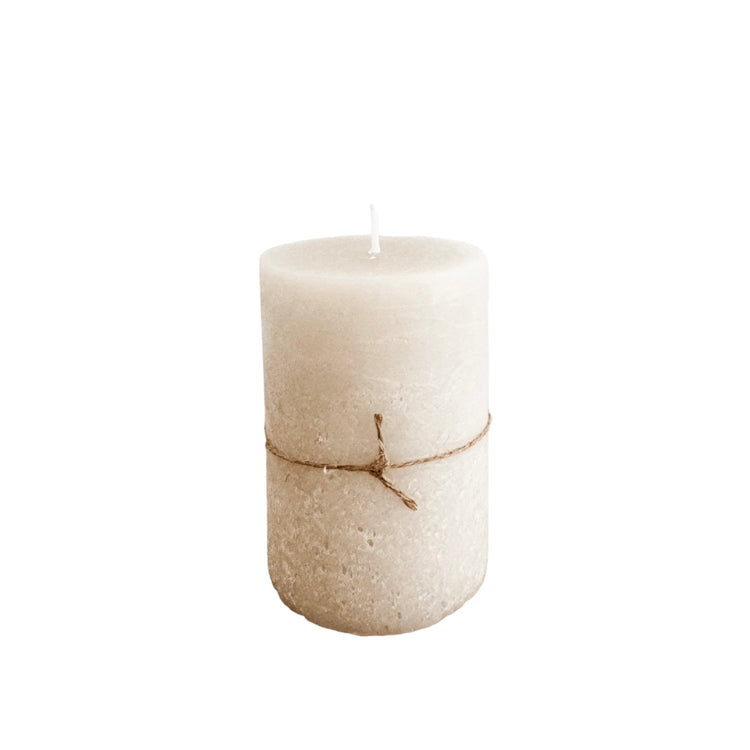 Terra Texture Pillar Candle | 7x10cm