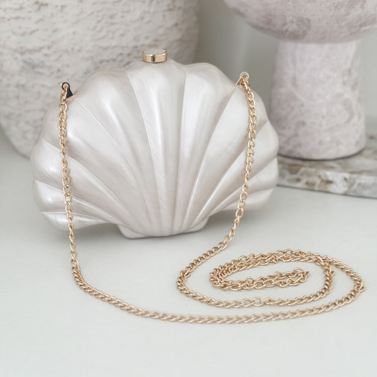 Pearl Shell Clutch Handbag | Willow & the Waves Collection