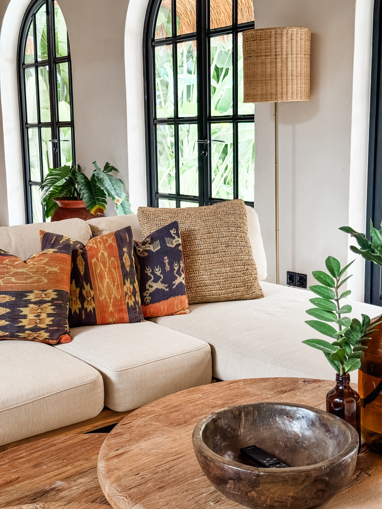 Bora Bora Raffia Cushions | Natural | 50x50cm