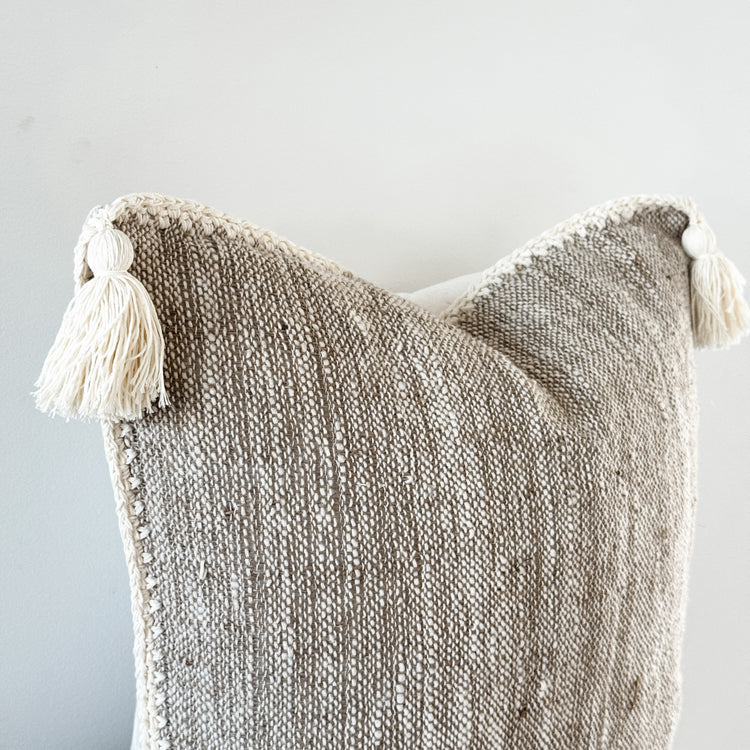 Husk Tassel Cushion Cover | 50x50cm