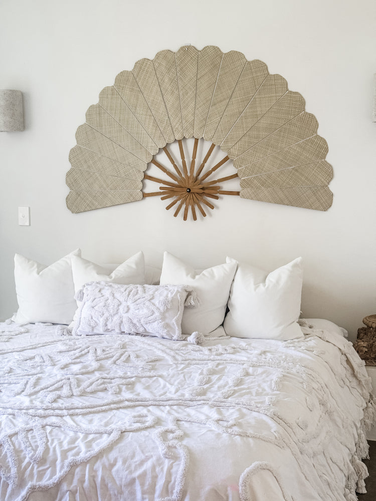 Natural Grande Wall Fan Preorder