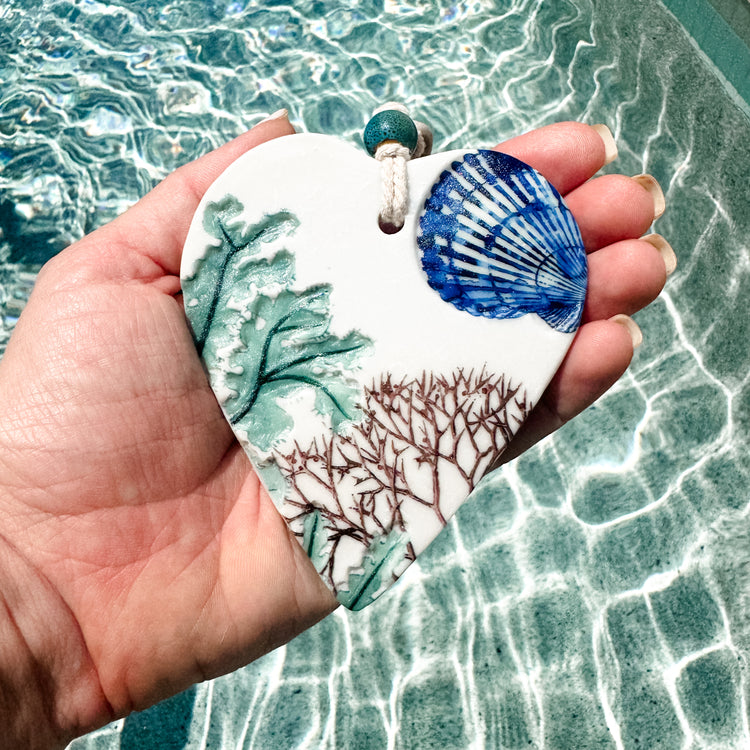 Ocean Reef Heart Plaque Preorder