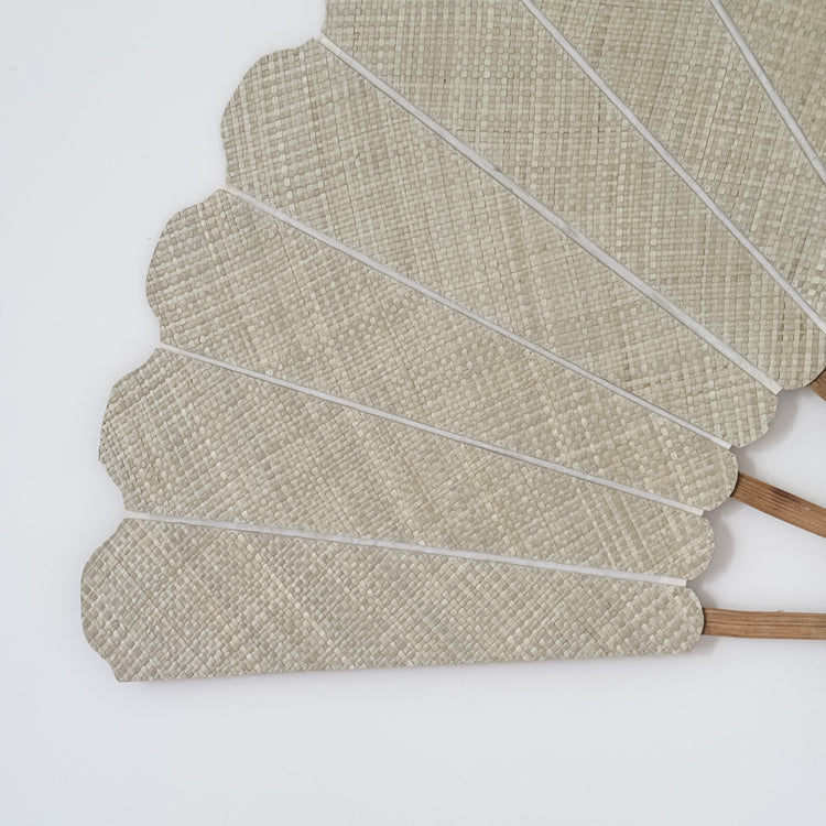 Natural Grande Wall Fan Preorder