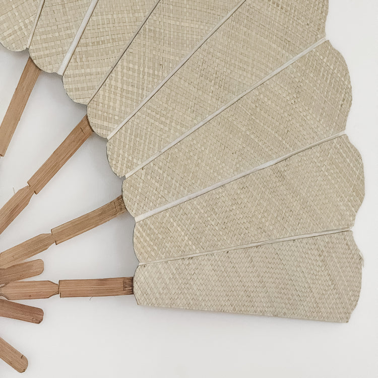 Natural Grande Wall Fan Preorder