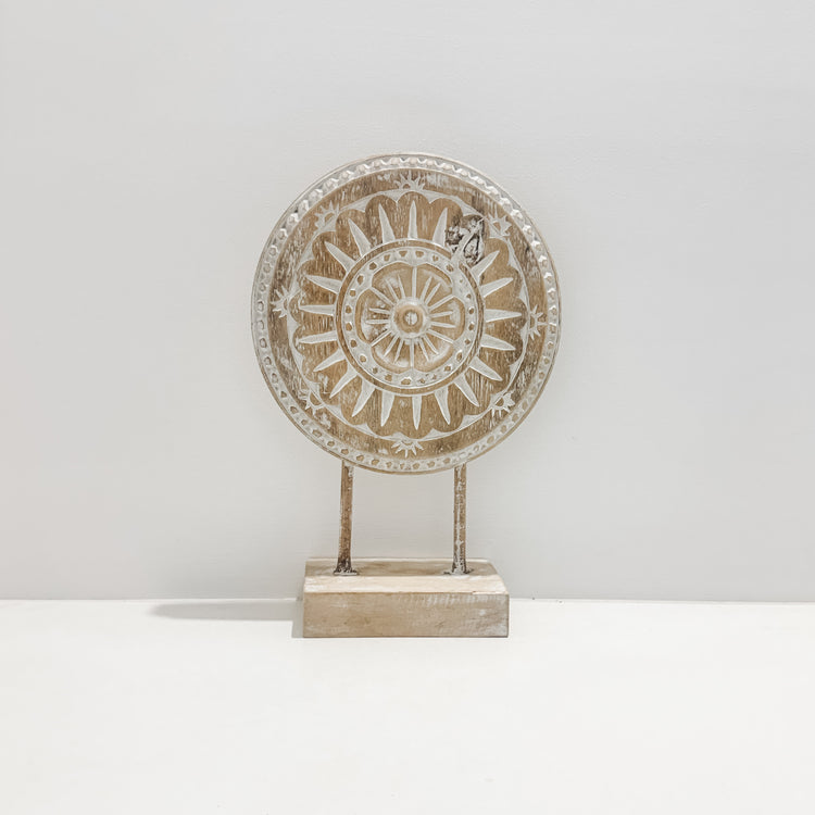 Solana Carved Timber Stand