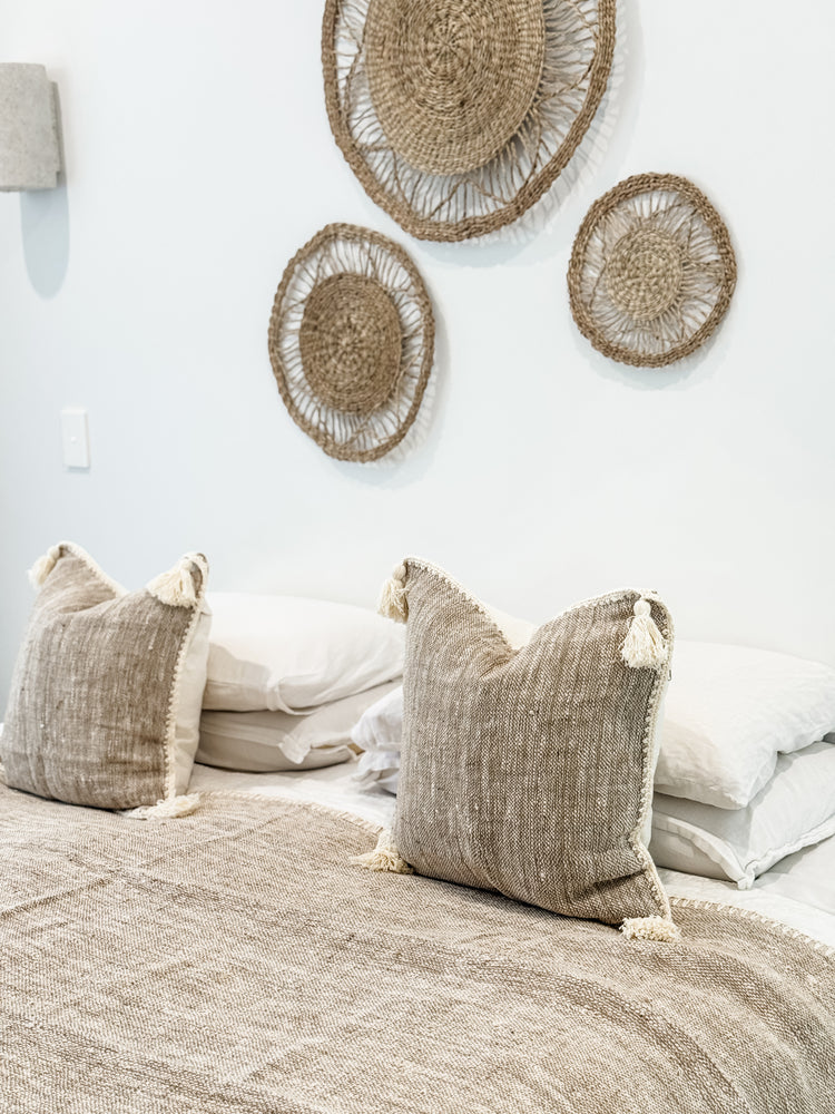 Husk Tassel Cushion Cover | 50x50cm