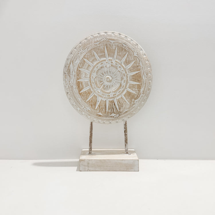 Solana Carved Timber Stand