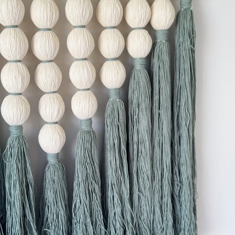Coastal Cascade Cotton Wall Hanging